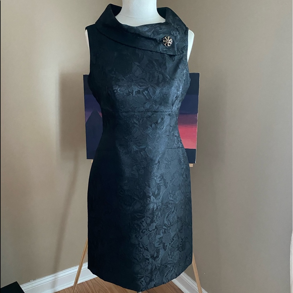 Black with floral detailed print